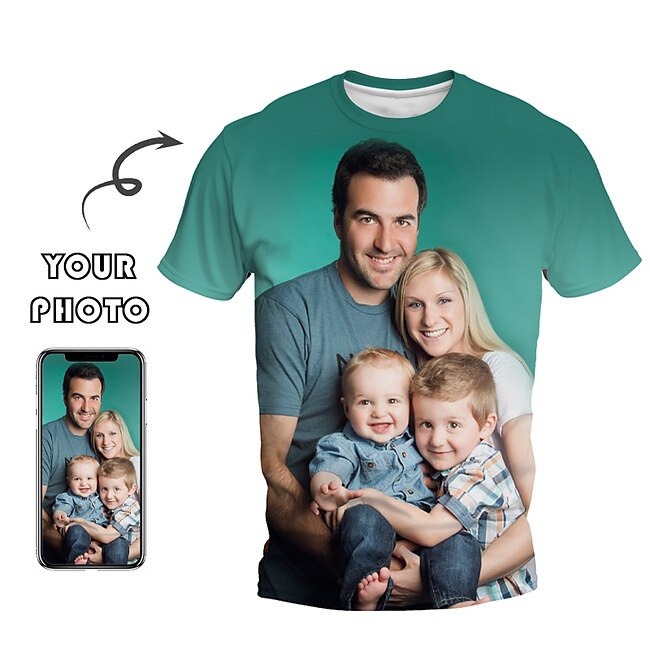 Custom T Shirt for Men Design Your Own Custom Shirts Personalized All Over Print Tee Custom Gifts Personalized Valentine Gift Custom Made #9098772