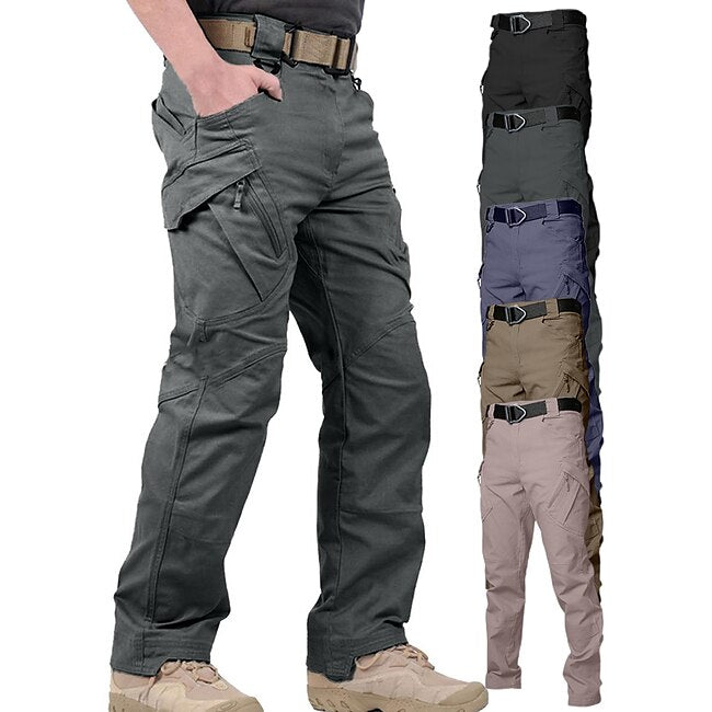 Men's Cargo Pants Cargo Trousers Combat Trousers Tactical Pants Solid Color Ripstop Breathable Going out Streetwear Designer Casual Black Green #8181841