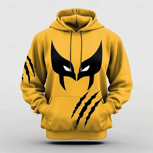 Men's Graphic Grimace Hoodie Hoodies Sweatshirt Hoodie Long Sleeve Hooded Sweatshirt Hooded Cool 3D Print Yellow Fall Winter Designer #11577143